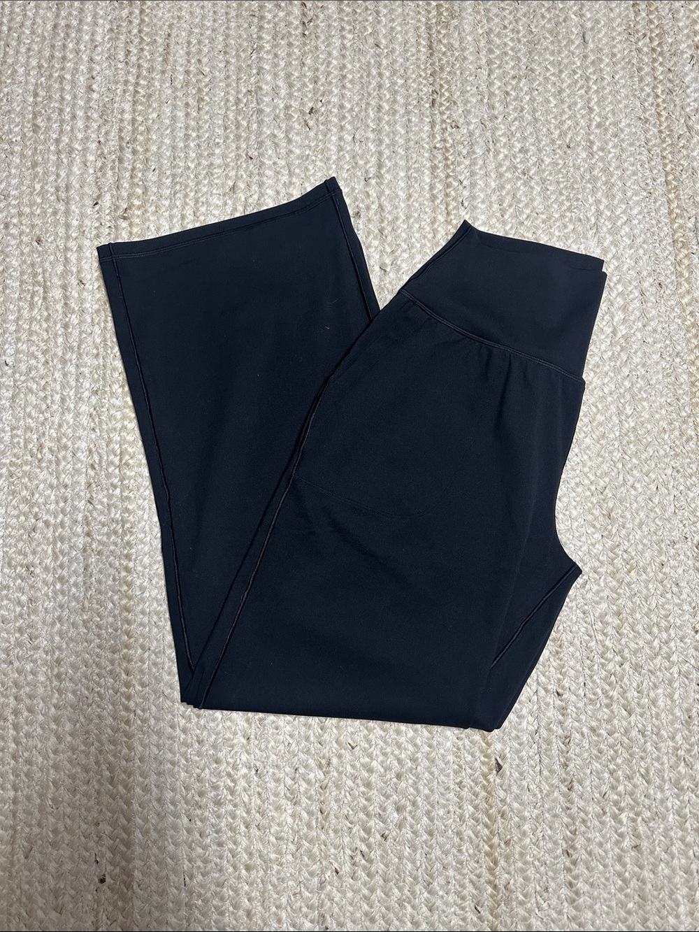 NEW Yogalicious Black Lux Venture Straight Pant, Large